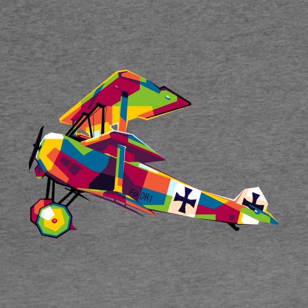 Fokker Dr I Standby by wpaprint